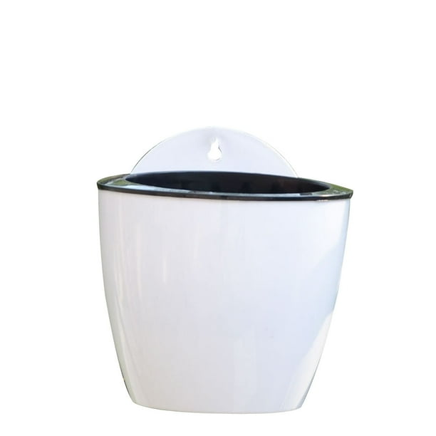 Color: Flower Pot, Sheet Size: Medium Creative Wall-Mounted Plastic Flower Pot Automatic Water-Absorbing Flower Pot Hydroponics Home Wall-Mounted Decoration Color: Flower Pot, Sheet Size: Medium Creative Wall-Mounted Plastic Flower Pot Automatic Water-Absorbing Flower Pot Hydroponics Home Wall-Mounted Decoration